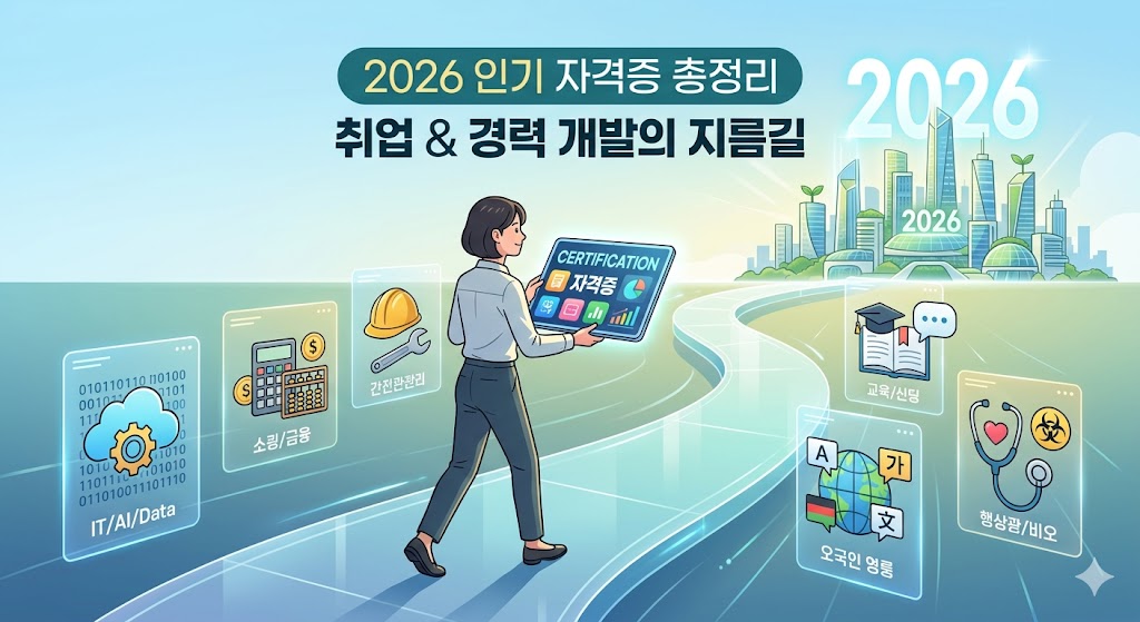 2026년 인기자격증 최신 정보 총정리 – 취업과 경력개발의 비법