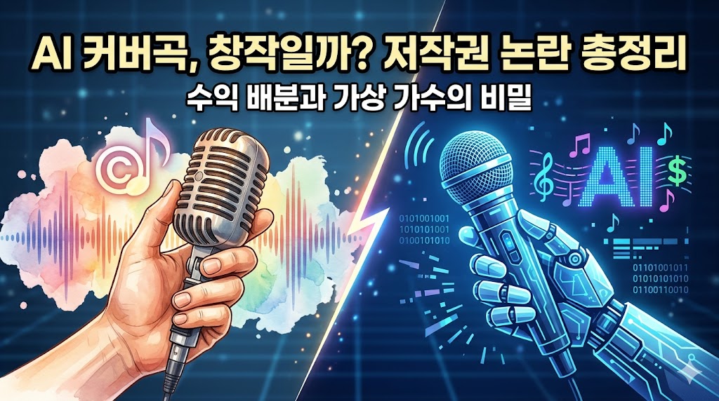 AI 커버곡과 가상 가수, 과연 창작의 대가인가? 논란의 핵심 정리