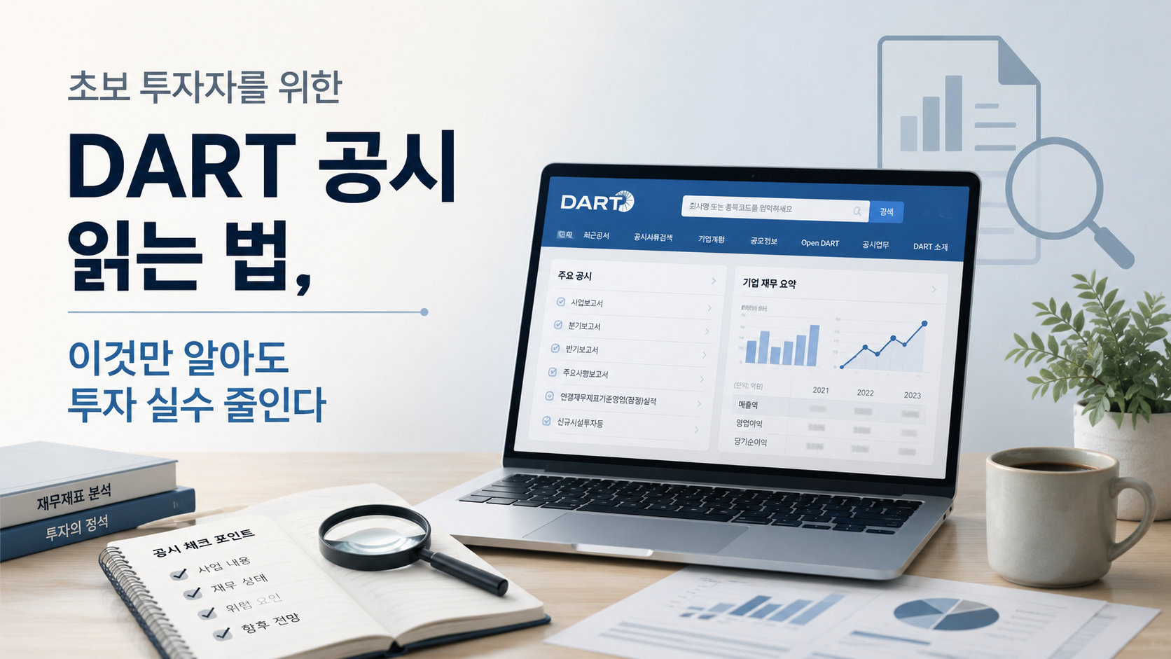DART 공시 읽는 법 5가지, 초보 투자자가 반드시 알아야 할 핵심 공시