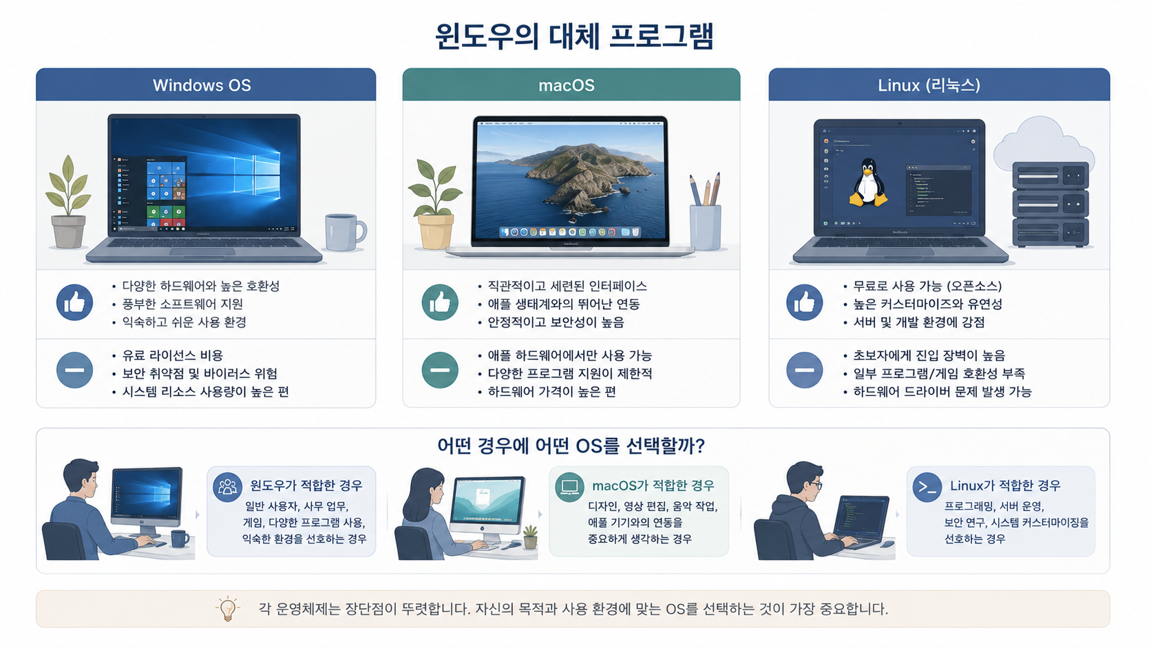 윈도우의 대체 프로그램