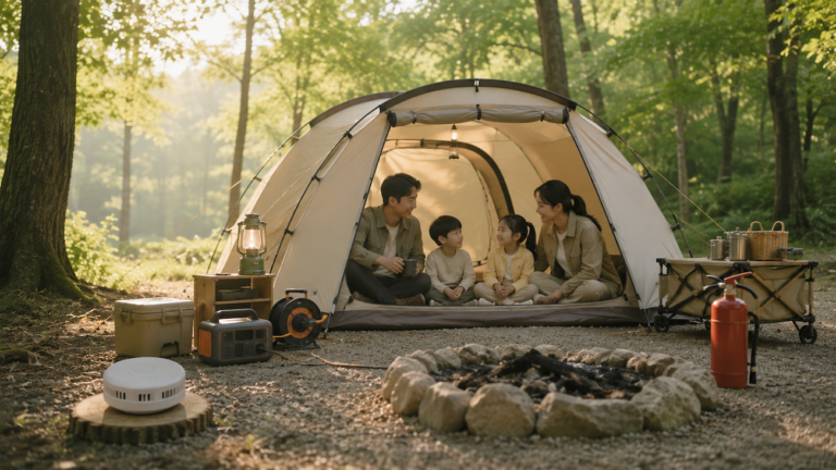 초보 캠퍼 패밀리를 위한 야영장안전 에티켓 및 텐트 일산화탄소·화재 예방 가이드