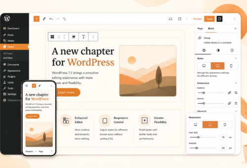 8월 5일 공개된 WordPress 7.1 RC1, 무엇이 달라졌나?